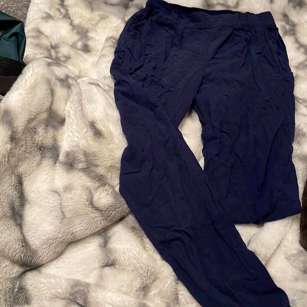 Joggers - NAVY - STRETCHY (SIZE SMALL/MEDIUM))